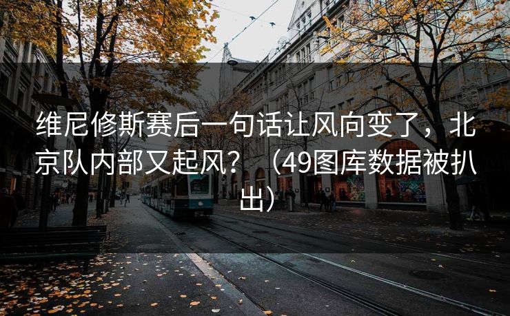 维尼修斯赛后一句话让风向变了，北京队内部又起风？（49图库数据被扒出）